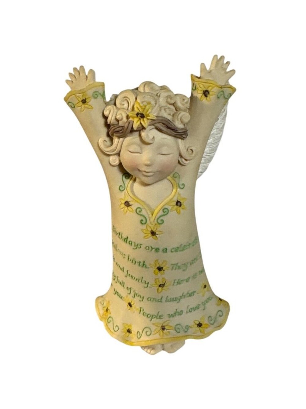 Little Blessings Angel Of Birthdays Figurine Seagull Studios 2005 Kathleen Maure